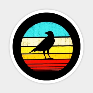 Crow Sunset Magnet